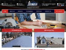 Tablet Screenshot of hoyerconstructionllc.com